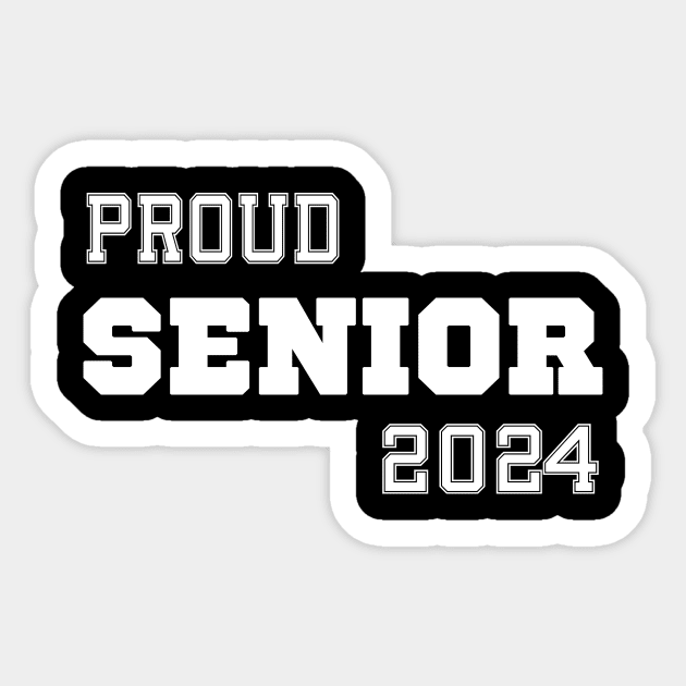 Senior Class 2024 Graduation Sticker by SecuraArt